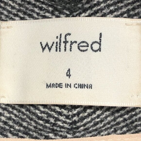 Aritzia Wilfred Grey Gimont Dress Work Pant Cashmere Wool Blend Size 4 - Picture 4 of 16